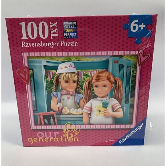 Ravens burger 100 Piece XXL Puzzle Our Generation Little Girls Ice Cream Stand - Picture 1 of 6